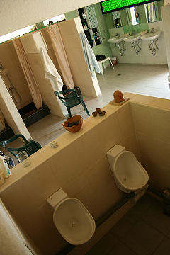 Don\'t waste itOur urinals are waterless and provide us with all the liquid fertiliser we need in the gardens.