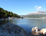 The beach at nearby Njivici